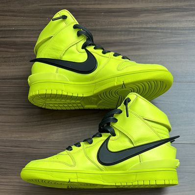 AMBUSH × NIKE DUNK HIGH "FLASH LIME"