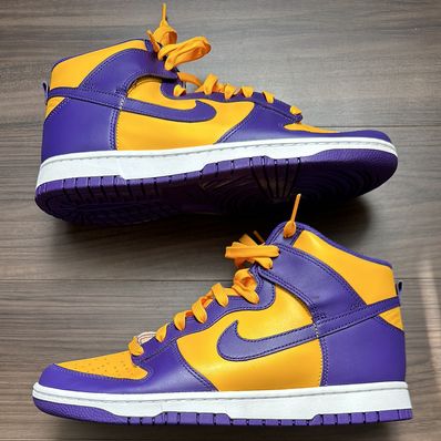 Nike Dunk High Retro "Lakers"