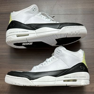 Fragment × Nike Air Jordan 3 "White/Black"
