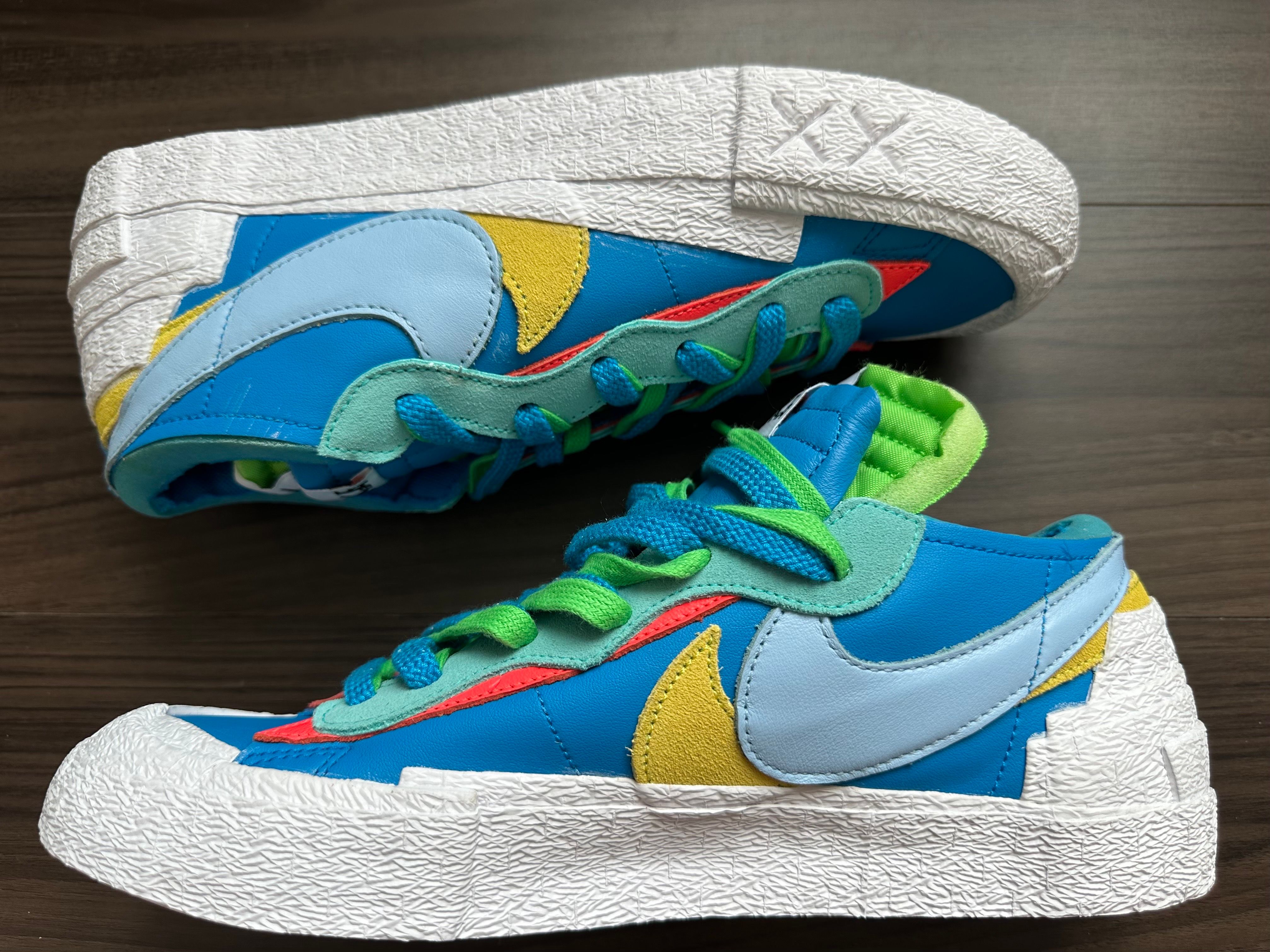 KAWS × sacai × Nike Blazer Low "Neptune Blue"