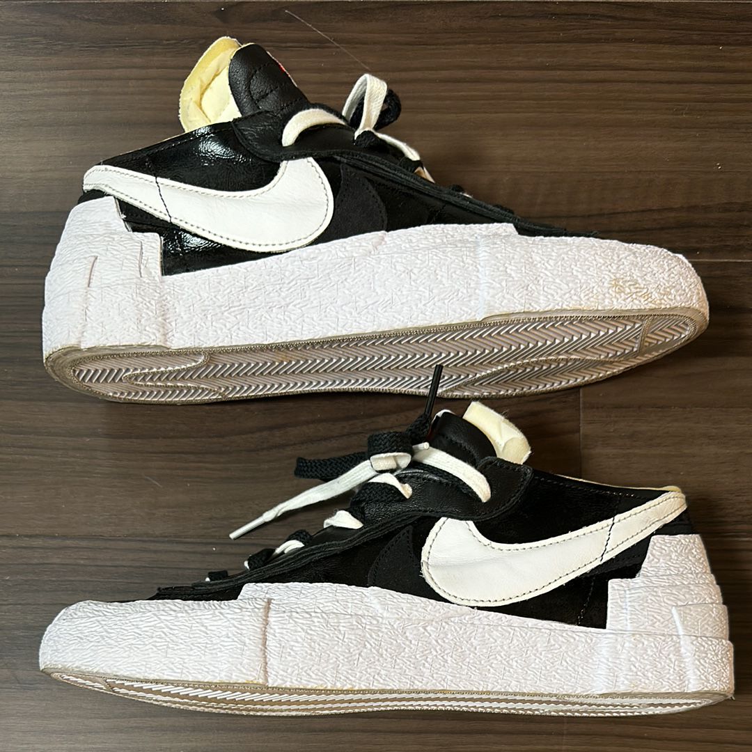 sacai × Nike Blazer Low "Black Patent Leather"