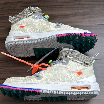 Off-White × Nike Air Force 1 Mid "White"