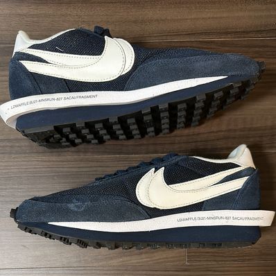 Fragment × sacai × Nike LD Waffle "Blackended Blue"