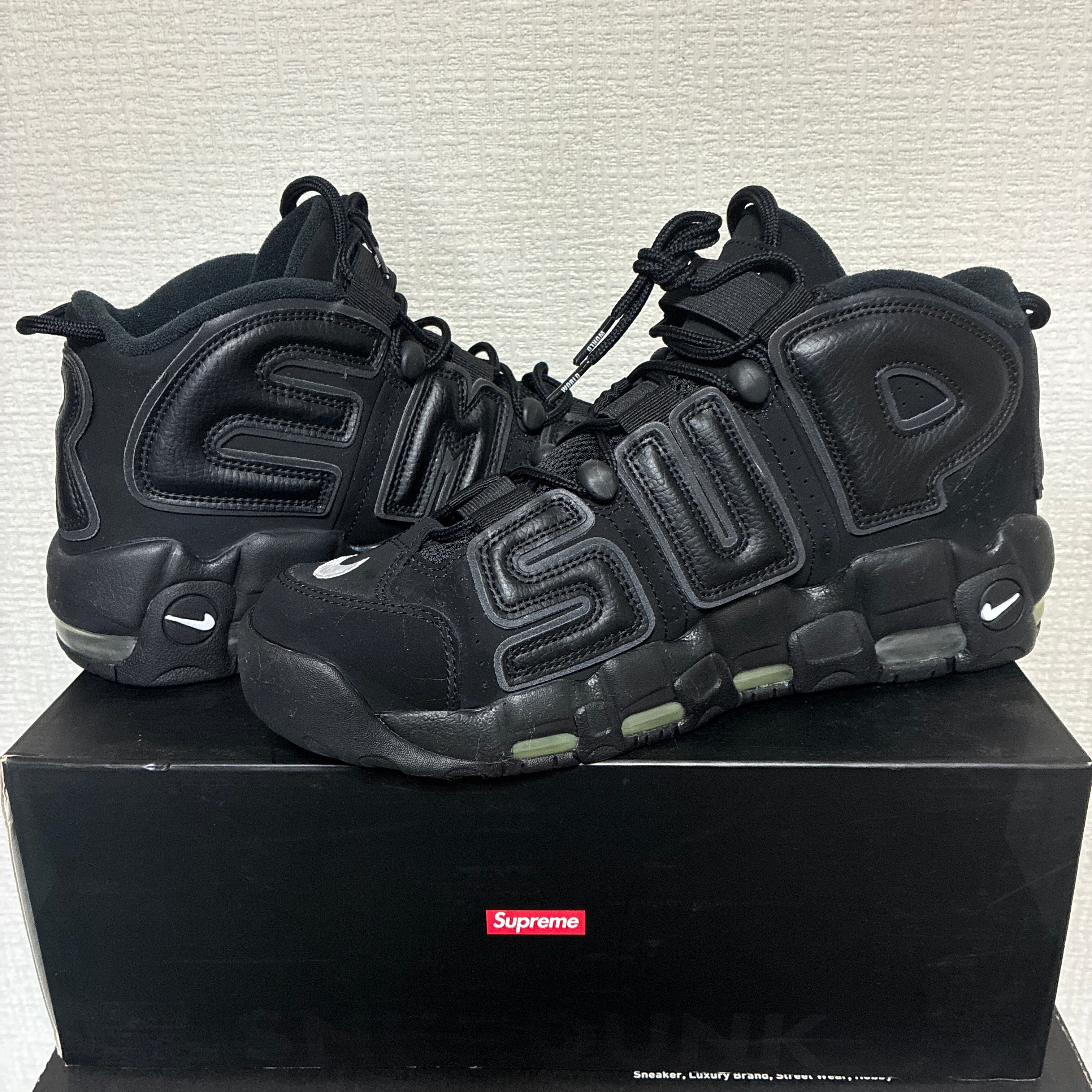 Supreme × Nike Air More Uptempo "Black"