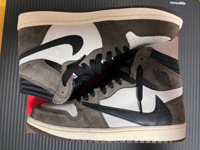 Travis Scott × Nike Air Jordan 1 Retro High OG TS SP "Sail/Dark Mocha"