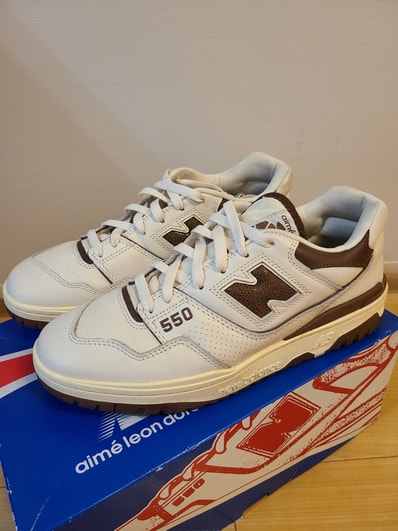Aime Leon Dore × New Balance 550 "White/Brown"