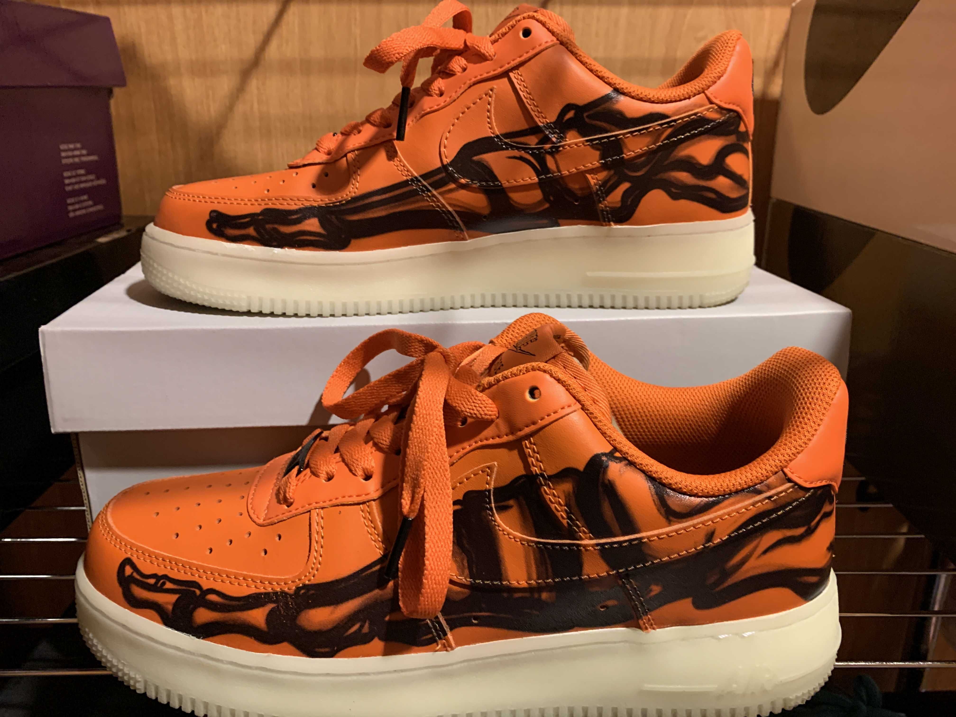 Nike Air Force 1 Low "Orange Skelton"