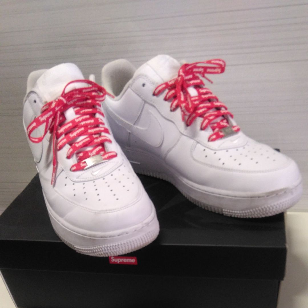 Supreme Nike Air Force 1 Lowシュプリームナイキエアフォース白 送料無料 【新品】25 5CM Supreme Nike Air Force 1 Low 