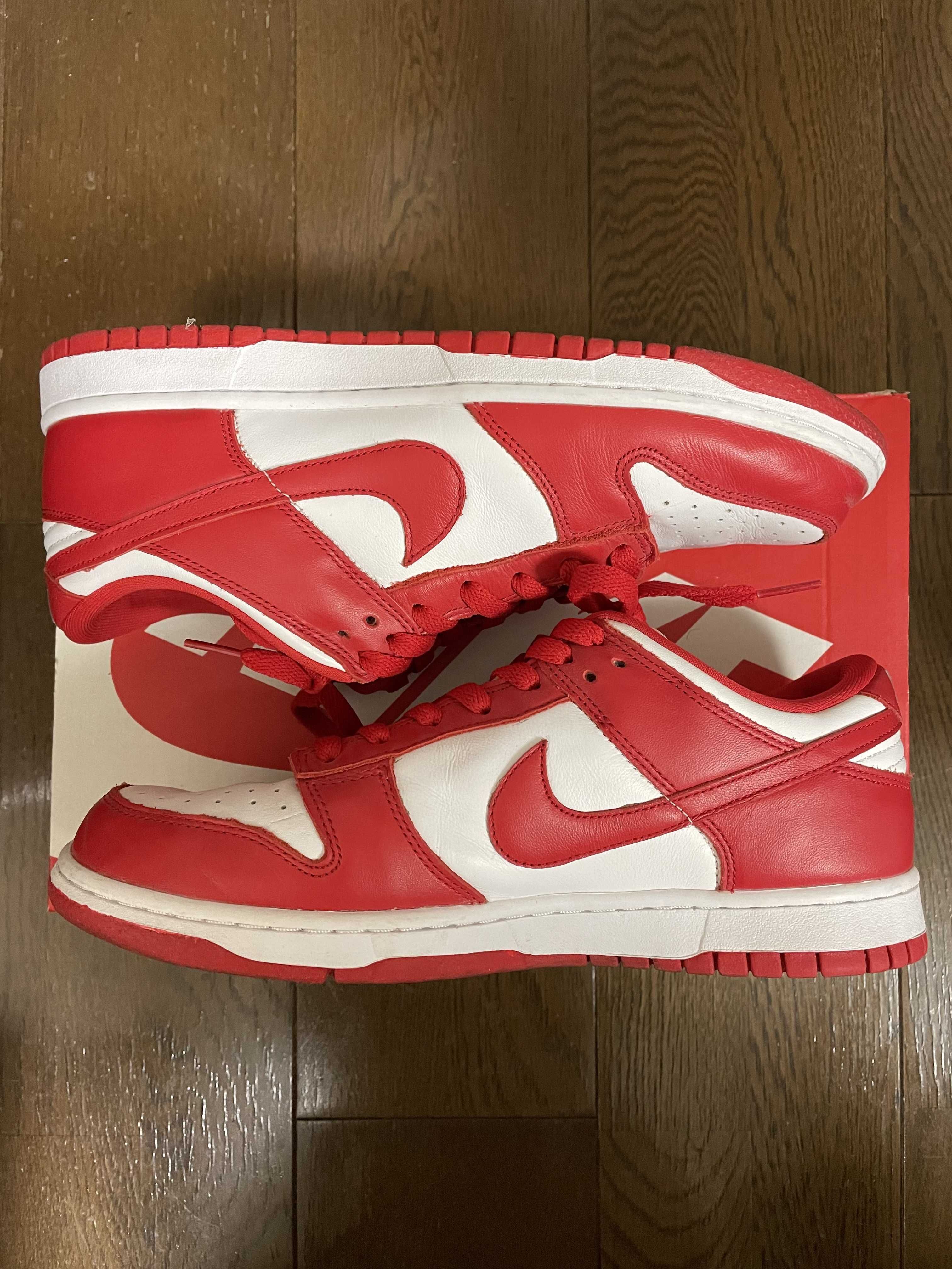 Nike Dunk Low SP "White and University Red"