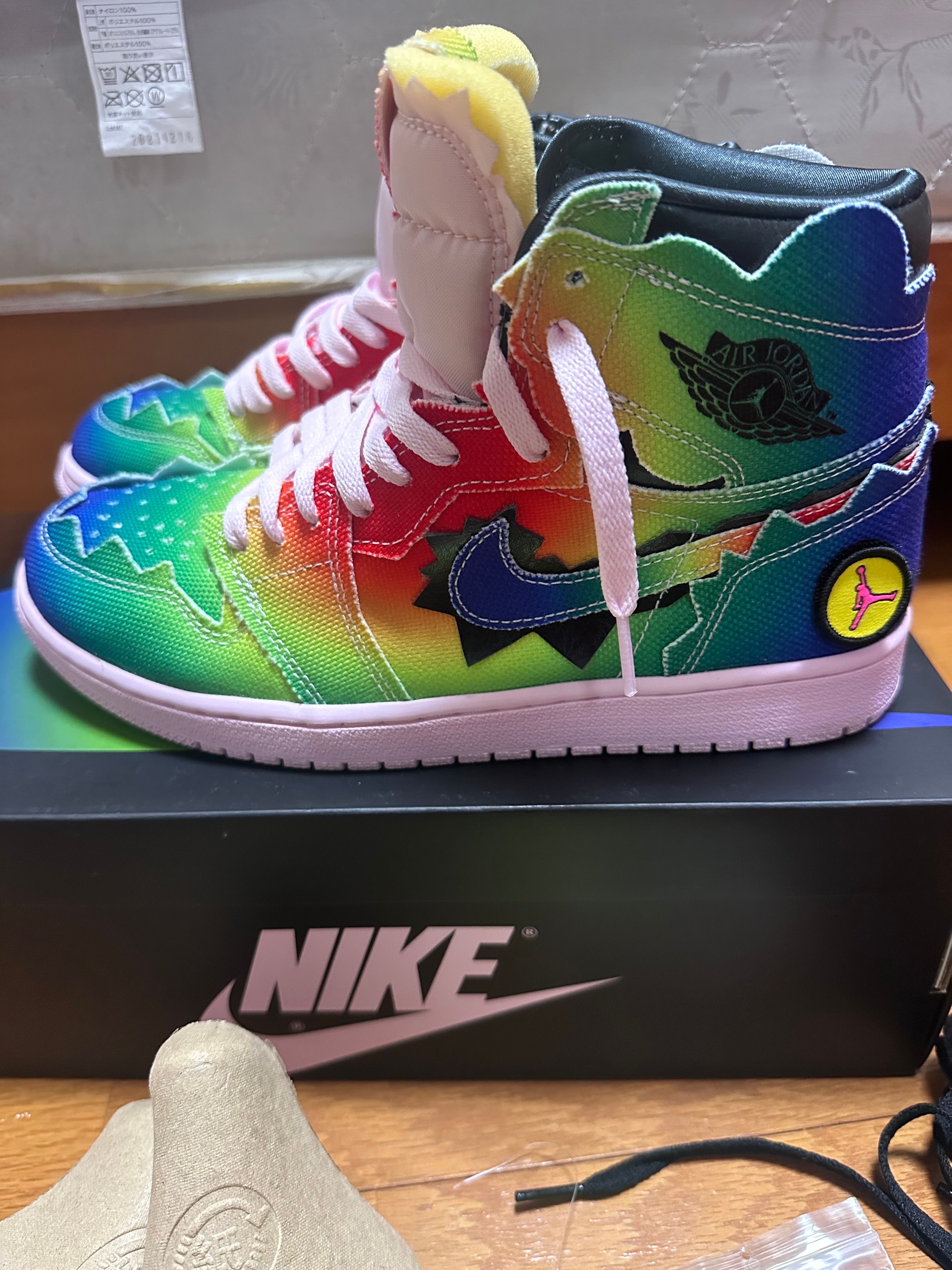 J Balvin × Nike Air Jordan 1 High OG "Rainbow"