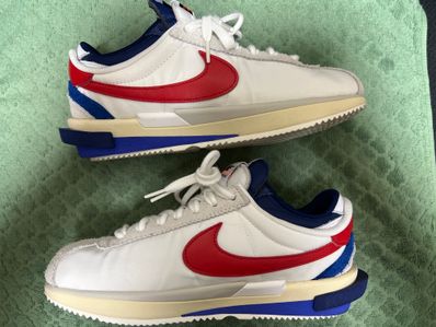 sacai × Nike Zoom Cortez "White and University Red"