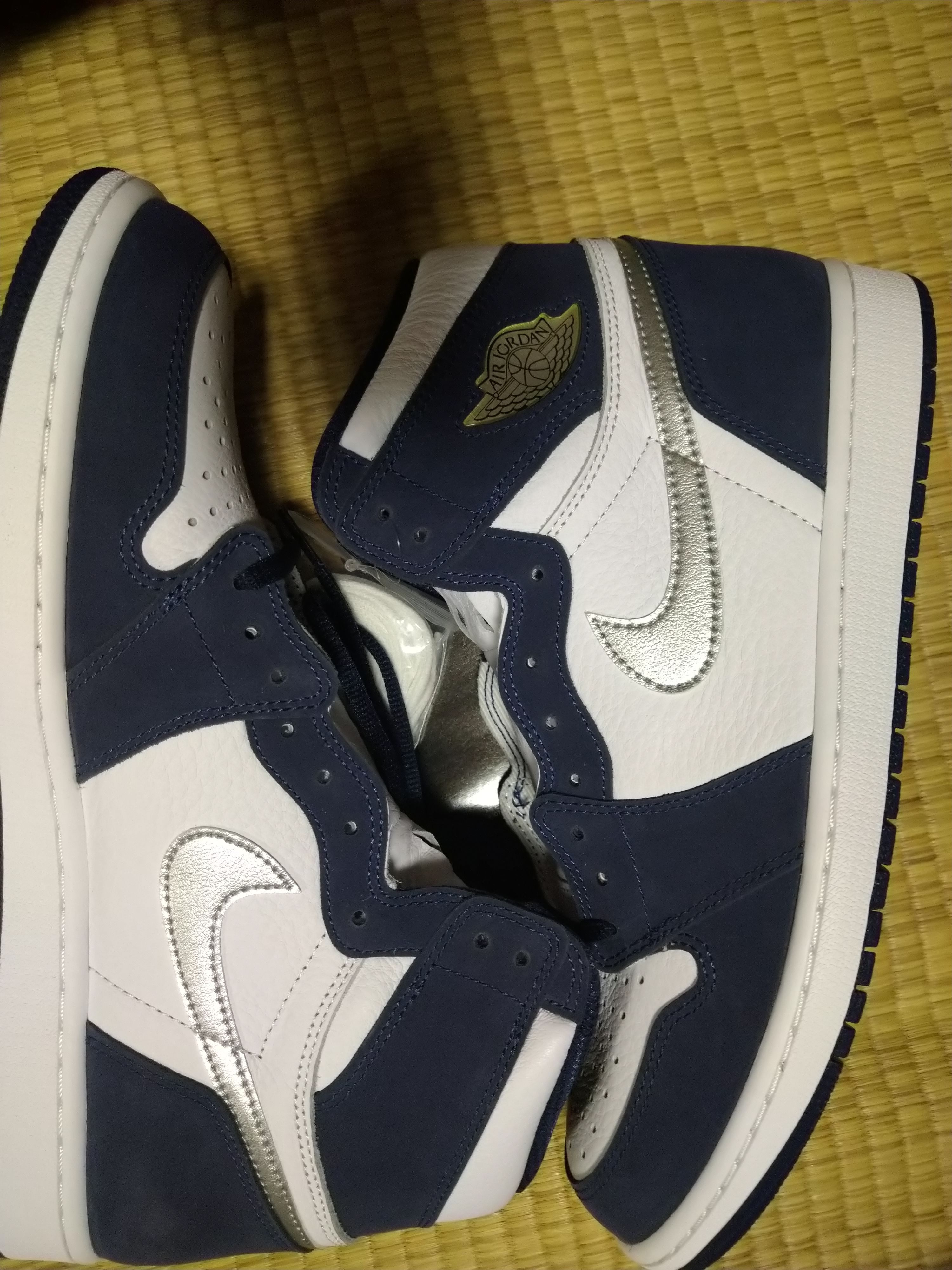 Nike Air Jordan 1 High OG CO.JP "White/Midnight Navy" (2020)(ブリーフケースなし)