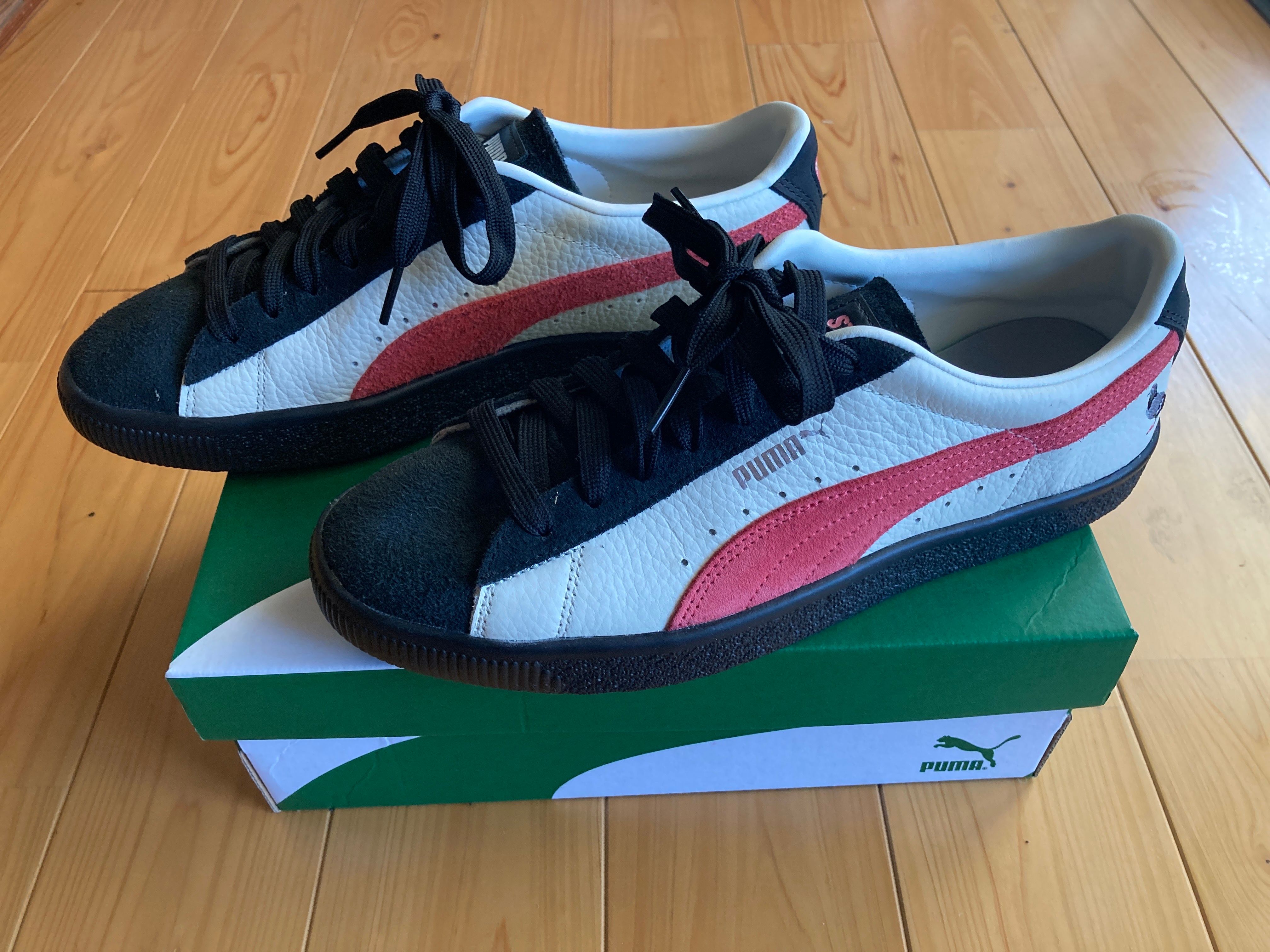 Staple × Atmos × Puma Suede "Beige/Black/Smoke Pink"