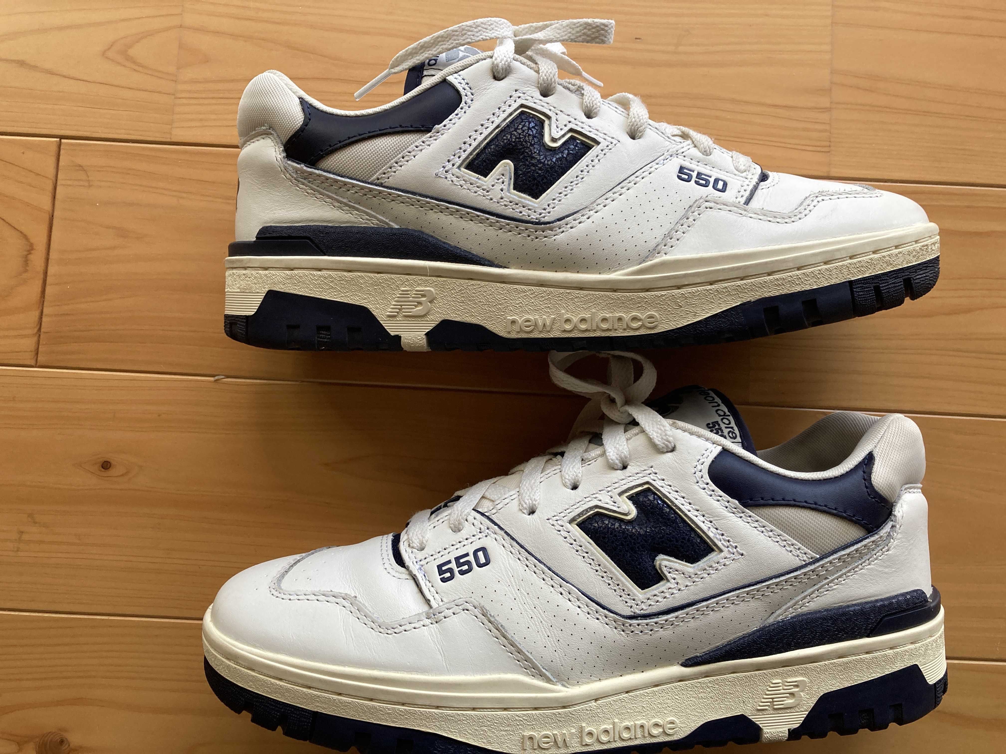 Aime Leon Dore × New Balance 550 "White Navy"