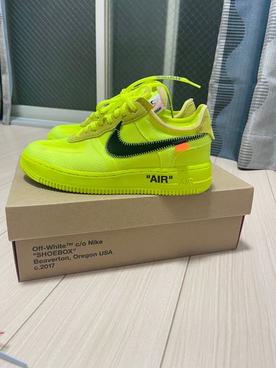 Off-White × Nike Air Force 1 Low "Volt"