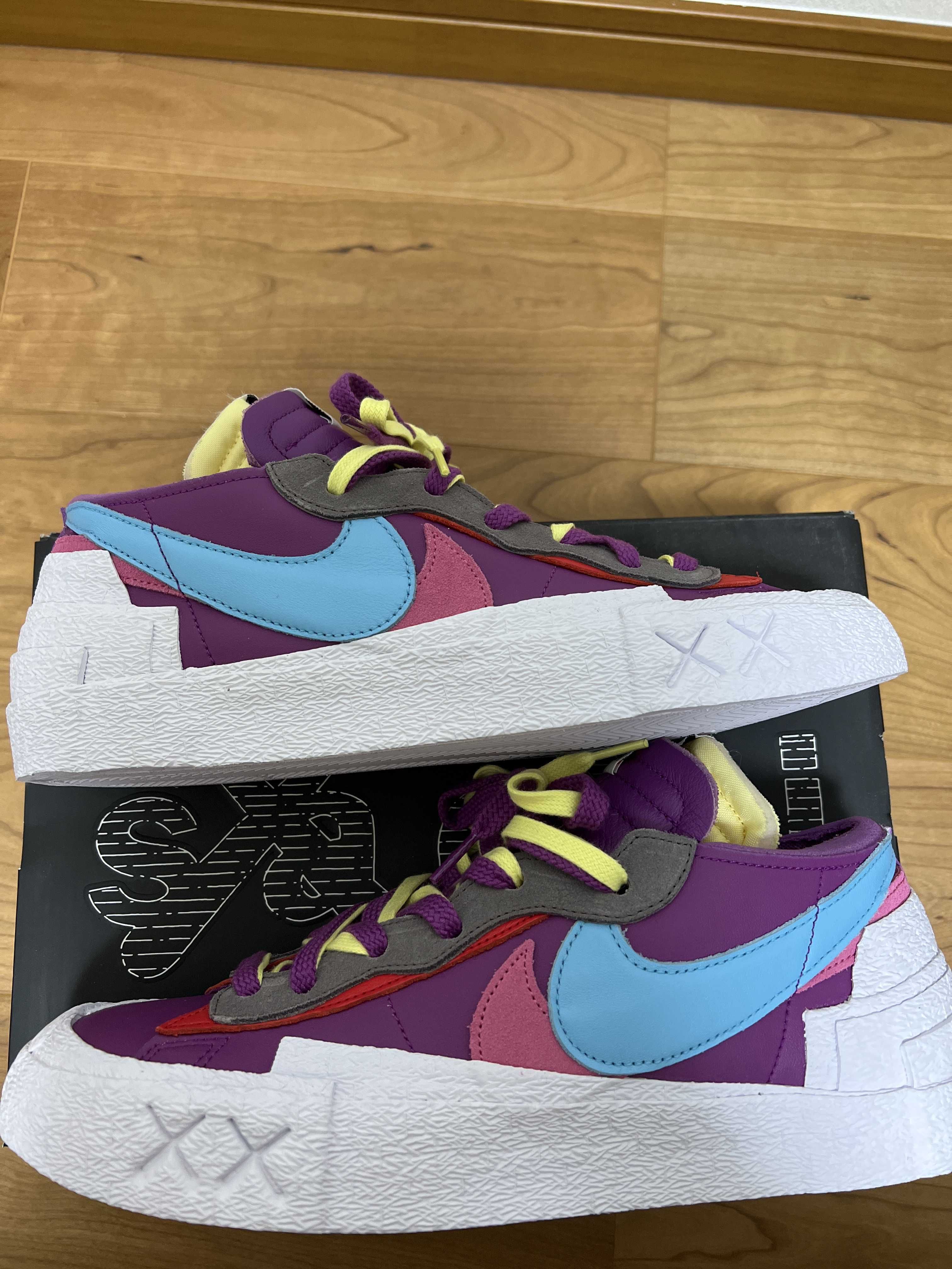 KAWS × sacai × Nike Blazer Low "Purple Dusk"