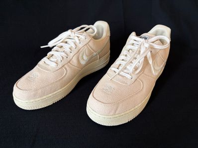 Stussy × Nike Air Force 1 Low "Fossil Stone"