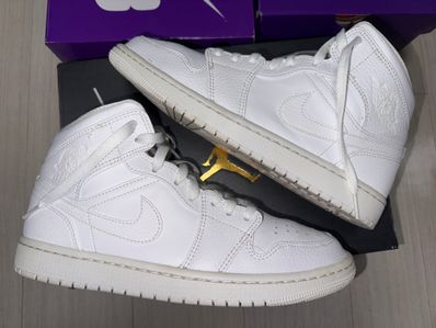 Nike Air Jordan 1 Mid "Triple White"(2020)