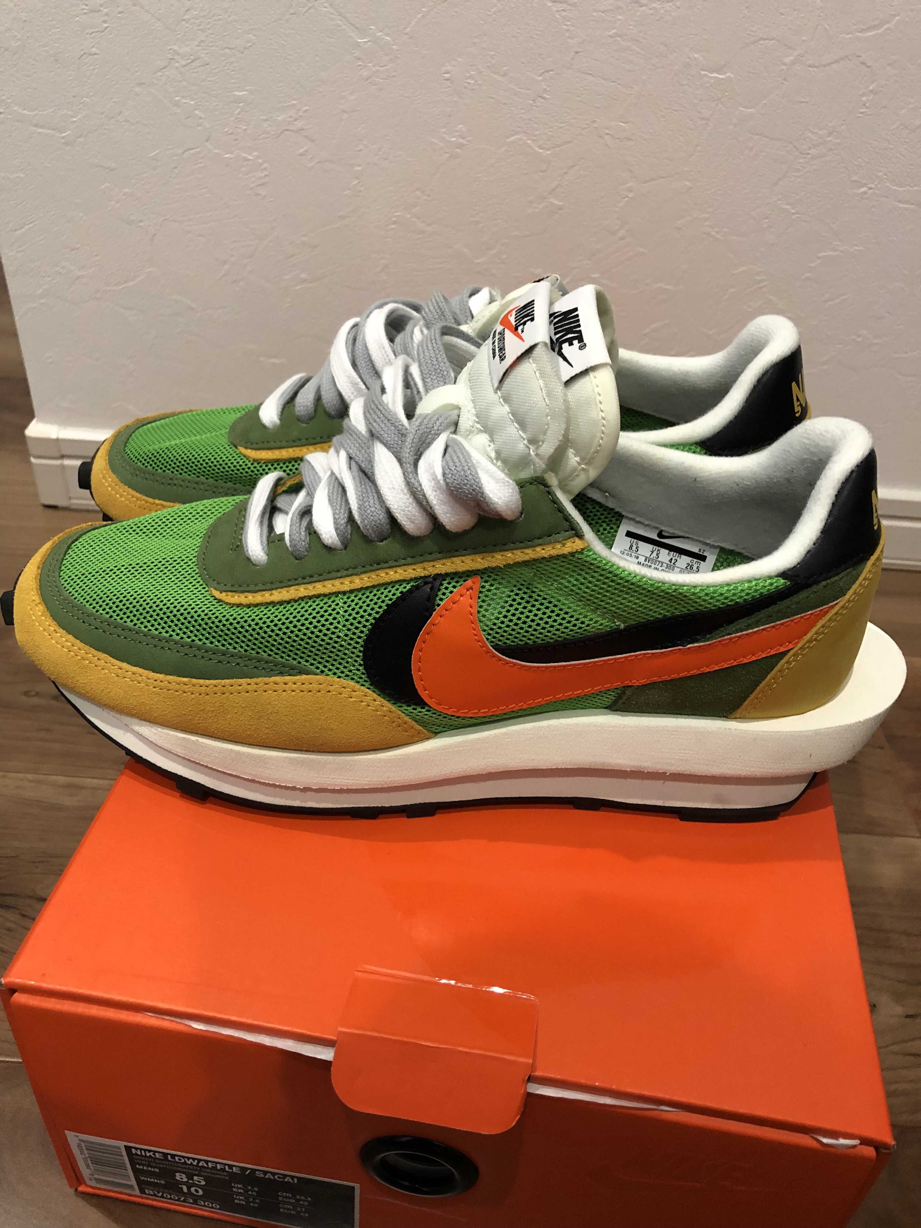 sacai × Nike LDV Waffle "Green"
