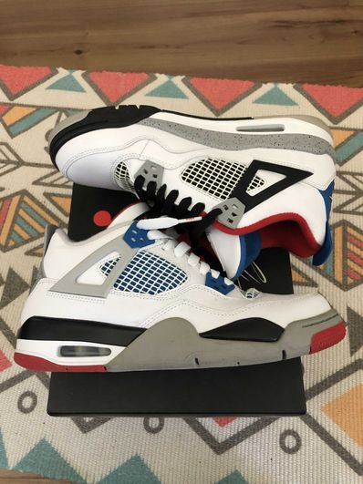 NIKE AIR JORDAN 4 GS WHAT THE 4