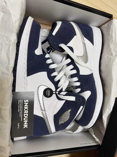 Nike GS Air Jordan 1 High OG CO.JP "Midnight Navy" (2020)(ブリーフケースなし)