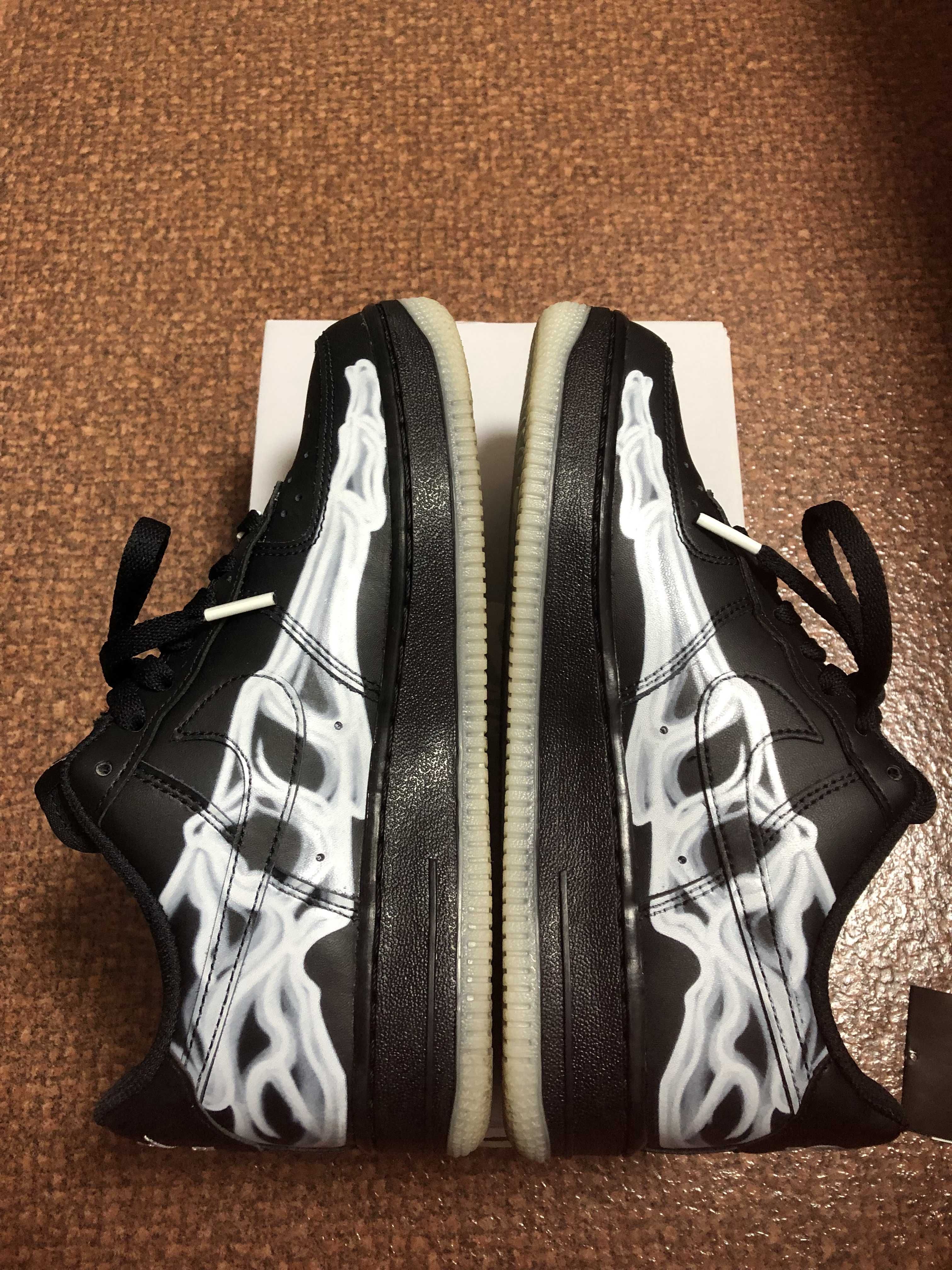 Nike Air Force 1 Low "Black Skeleton"