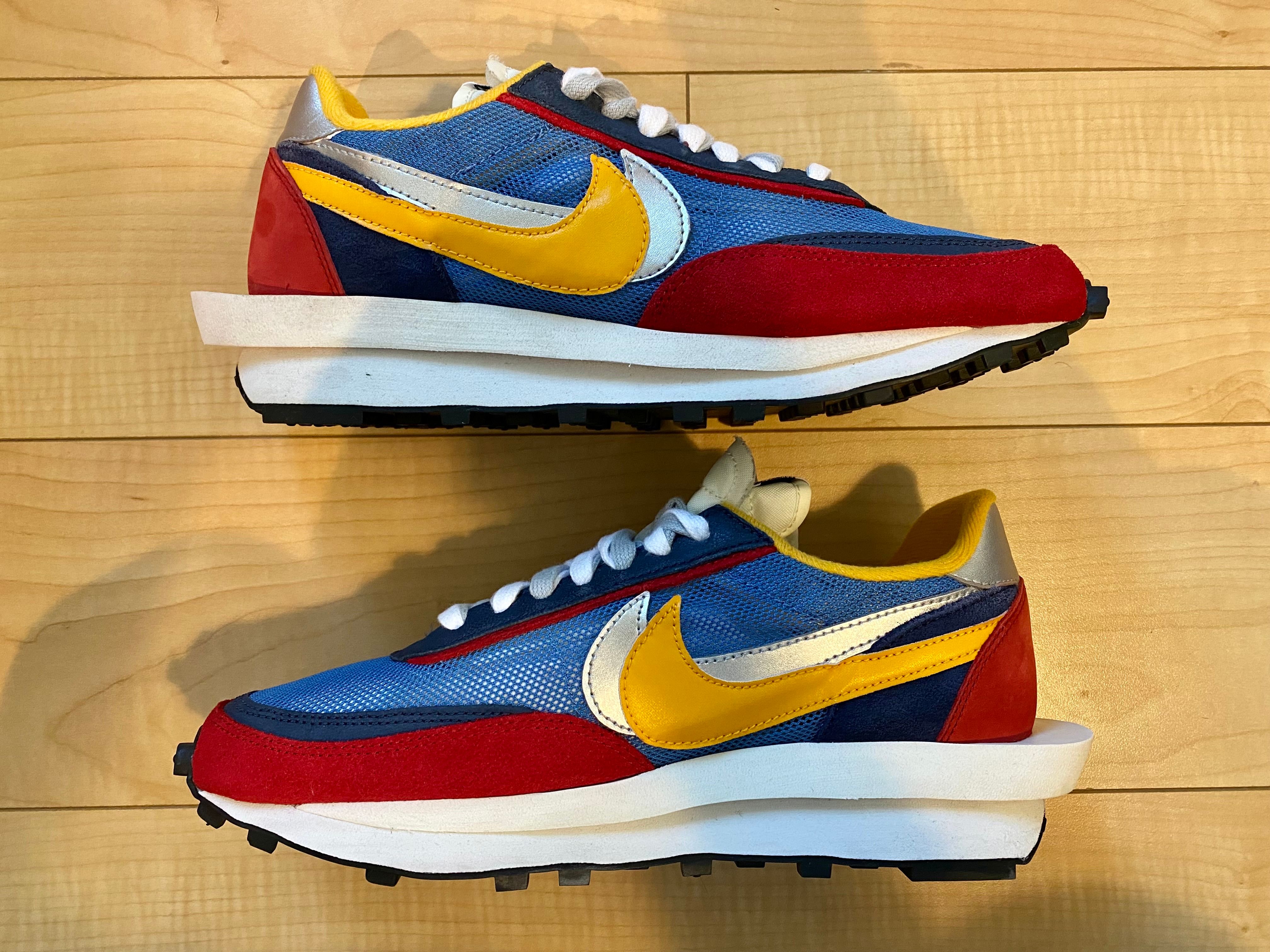 sacai × Nike LDV Waffle "Red/Blue"