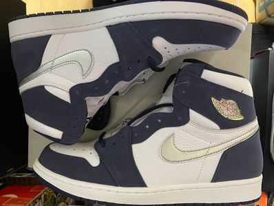 Nike Air Jordan 1 High OG CO.JP "White/Midnight Navy" (2020)(ブリーフケースなし)
