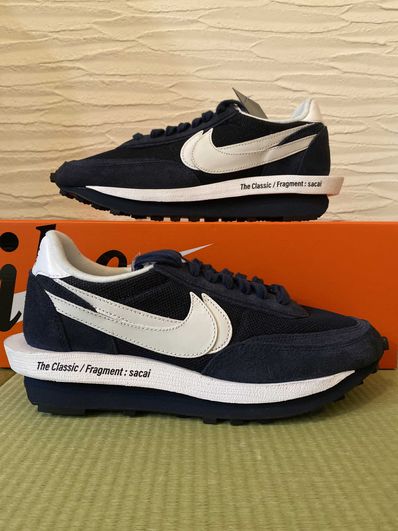 Fragment × sacai × Nike LD Waffle "Blackended Blue"