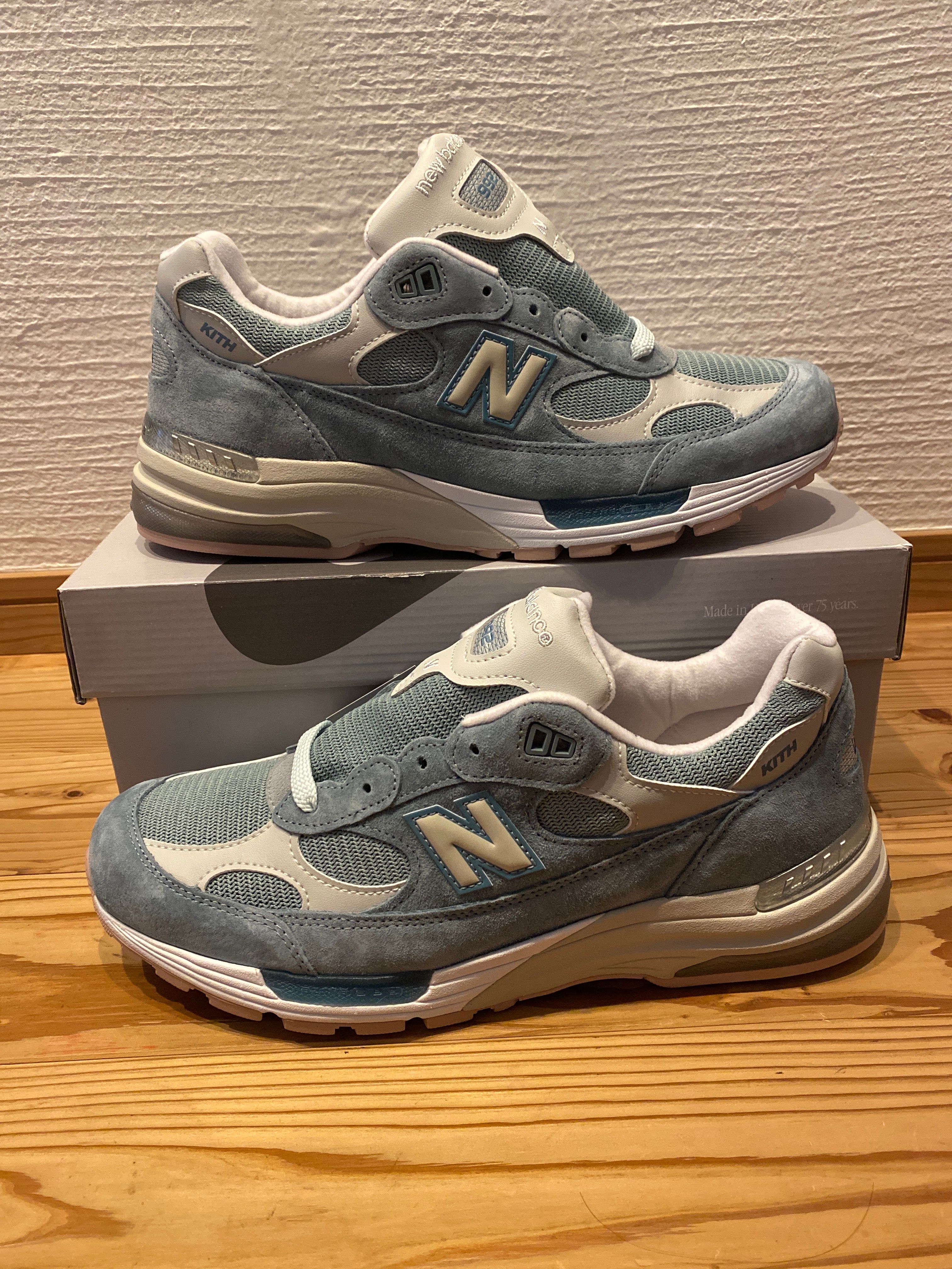 KITH × New Balance 992 "Aegean Blue/Shadow Gray"