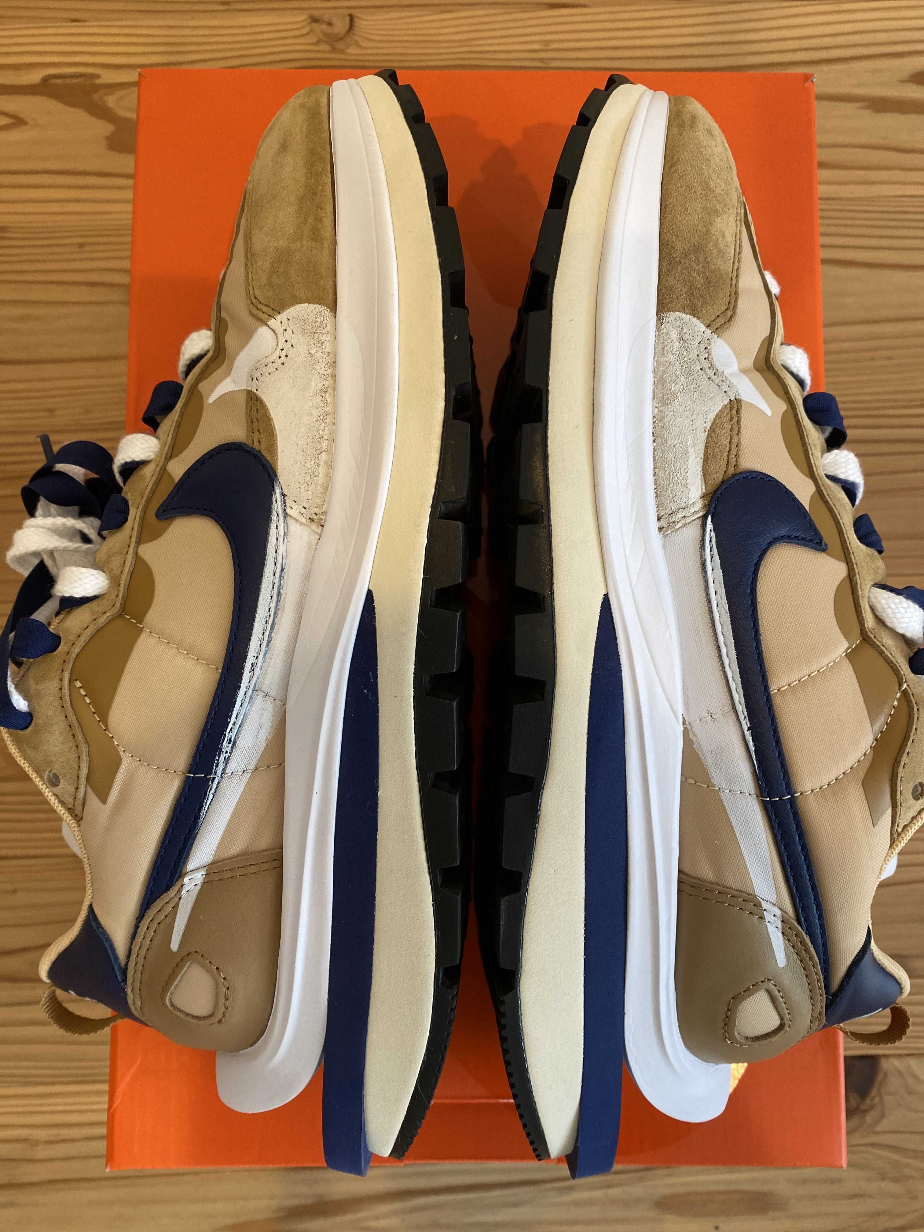 Sacai × Nike Vapor Waffle "Sesame And Blue Void"
