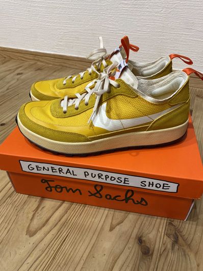 Tom Sachs × NikeCraft Women's General Purpose Shoe "Yellow / Archive"