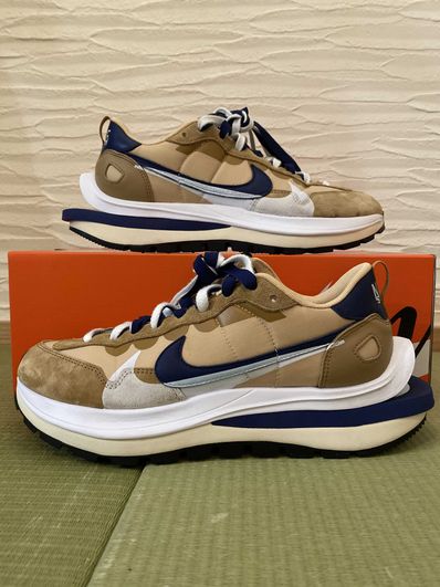 Sacai × Nike Vapor Waffle "Sesame And Blue Void"