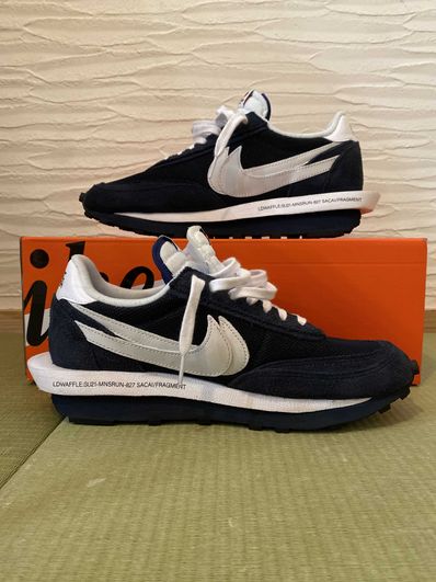 Fragment × sacai × Nike LD Waffle "Blackended Blue"
