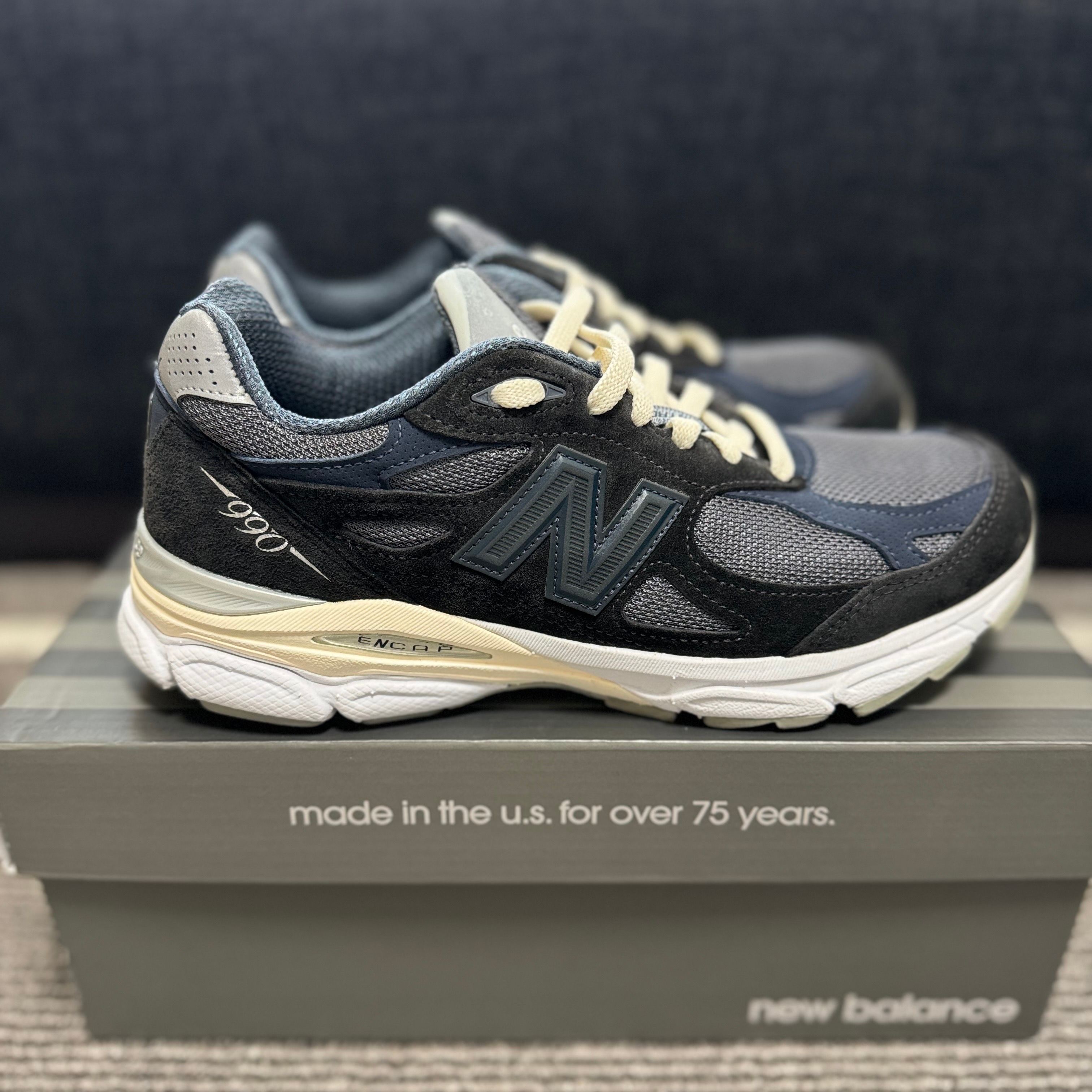 KITH Ronnie Fieg × New Balance 990V3 "Genesis/Navy"