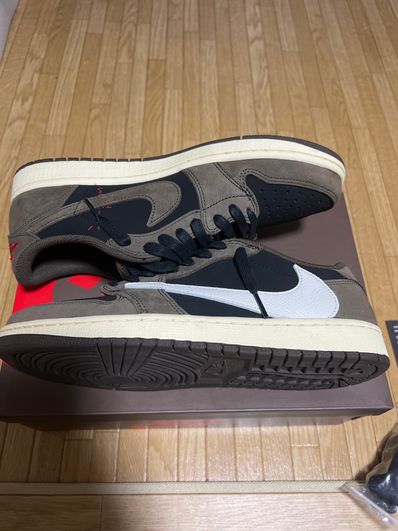 Travis Scott × Nike Air Jordan 1 Low OG SP-T "Black/Dark Mocha"