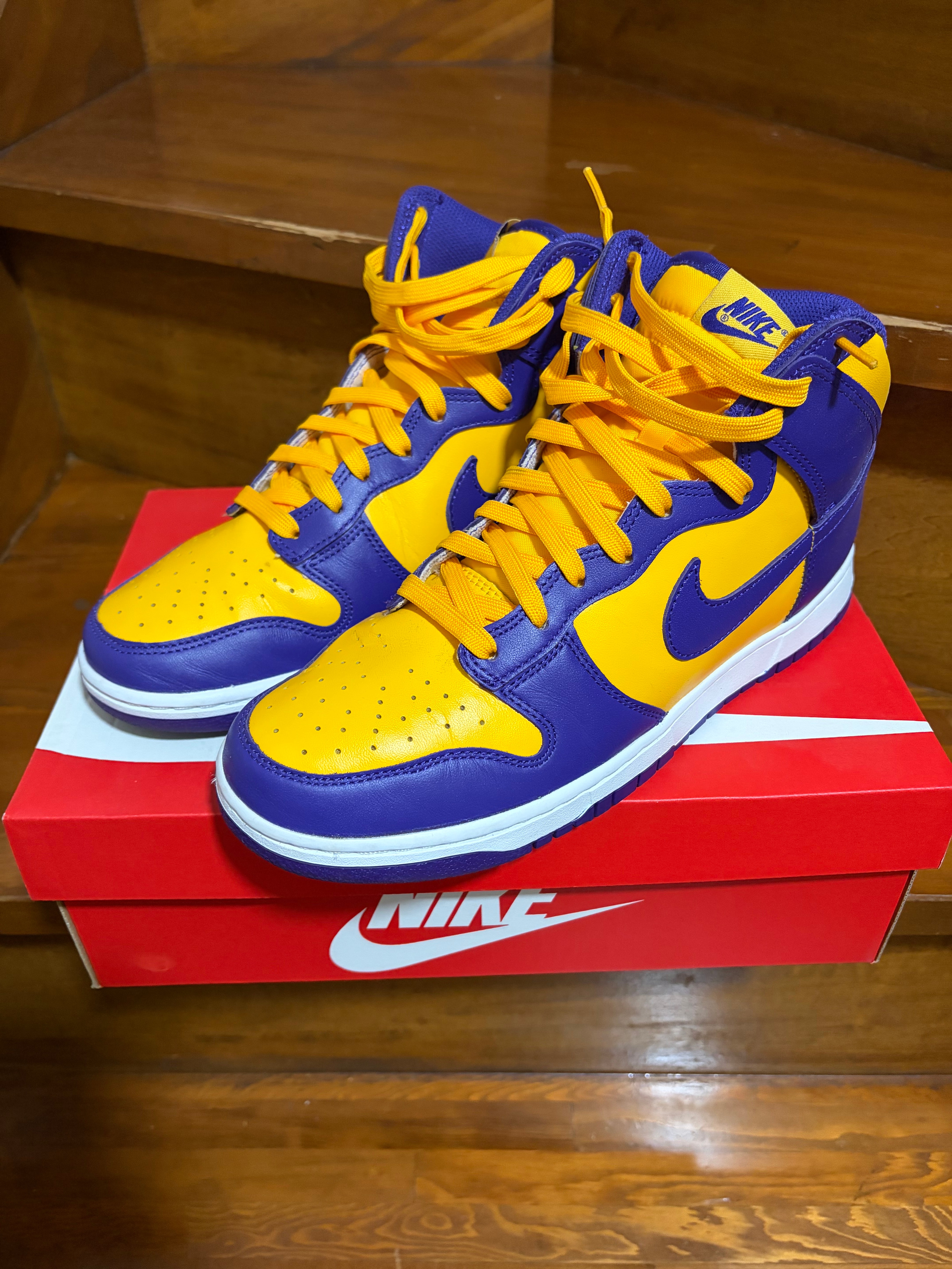 Nike Dunk High Retro "Lakers"