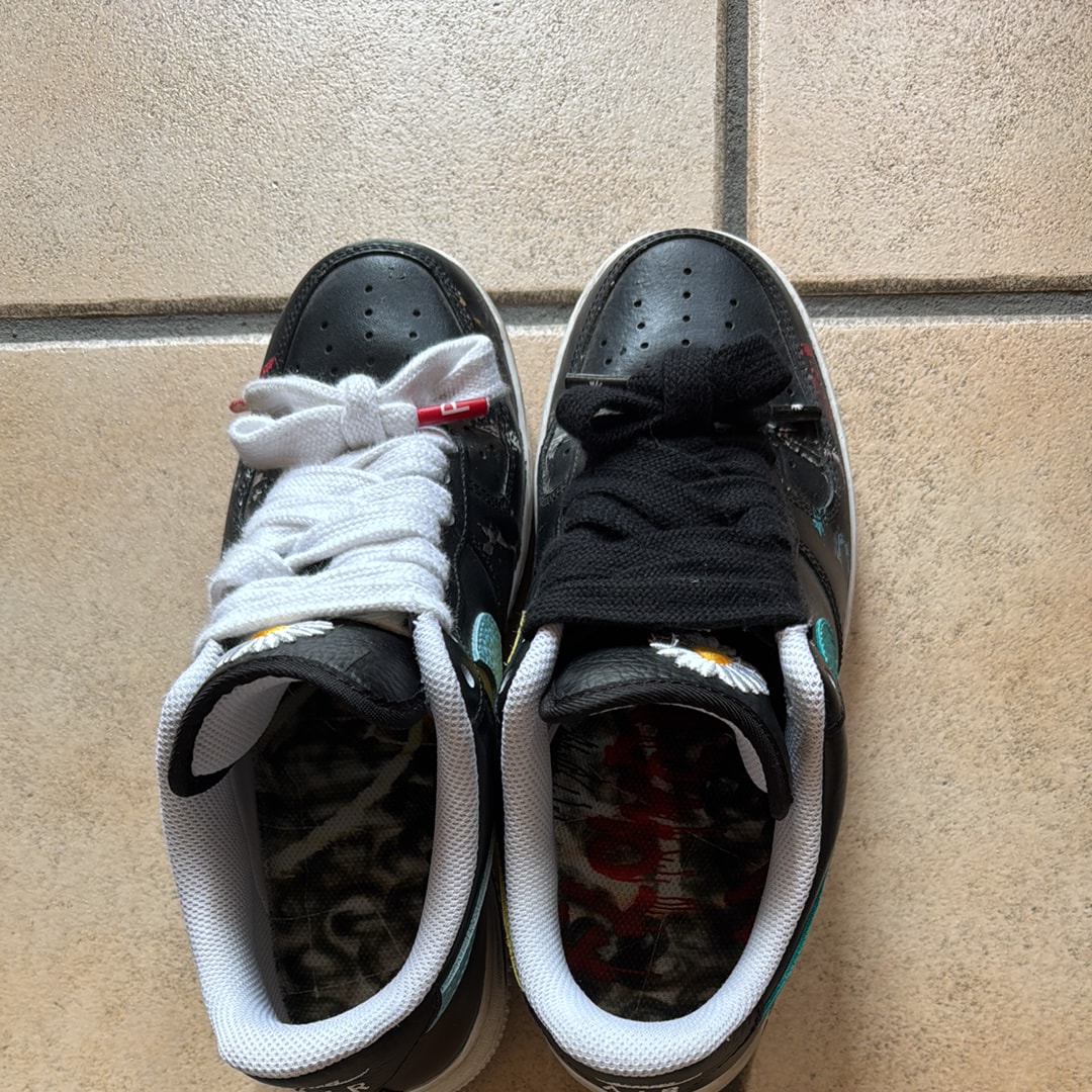 PEACEMINUSONE × Nike Air Force 1 Low '07 Para-Noise 3.0 "Black and Multi-Color" / G-DRAGON