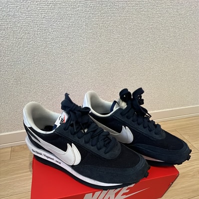 Fragment × sacai × Nike LD Waffle "Blackended Blue"