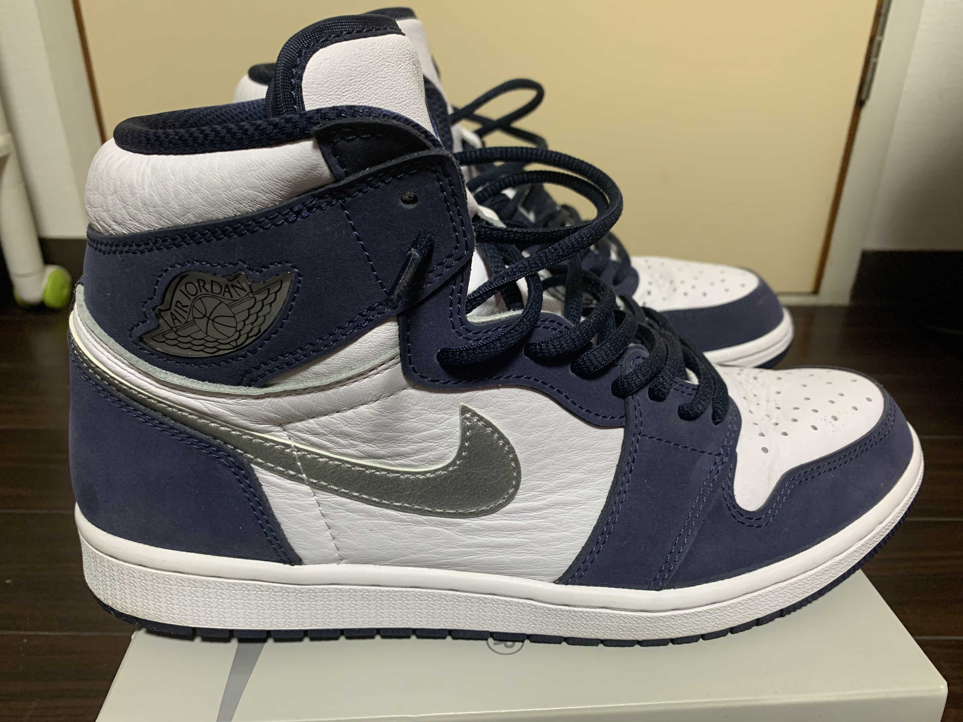 Nike Air Jordan 1 High OG CO.JP "White/Midnight Navy" (2020)(ブリーフケースなし)