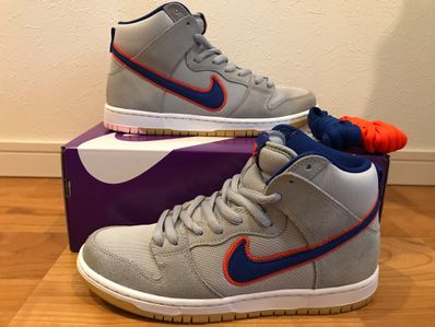 Nike SB Dunk High "Rush Blue and Team Orange/New York Mets"