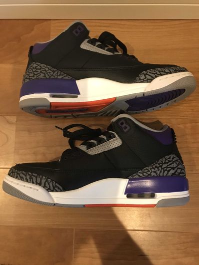 Nike Air Jordan 3 Retro "Black/Court Purple"