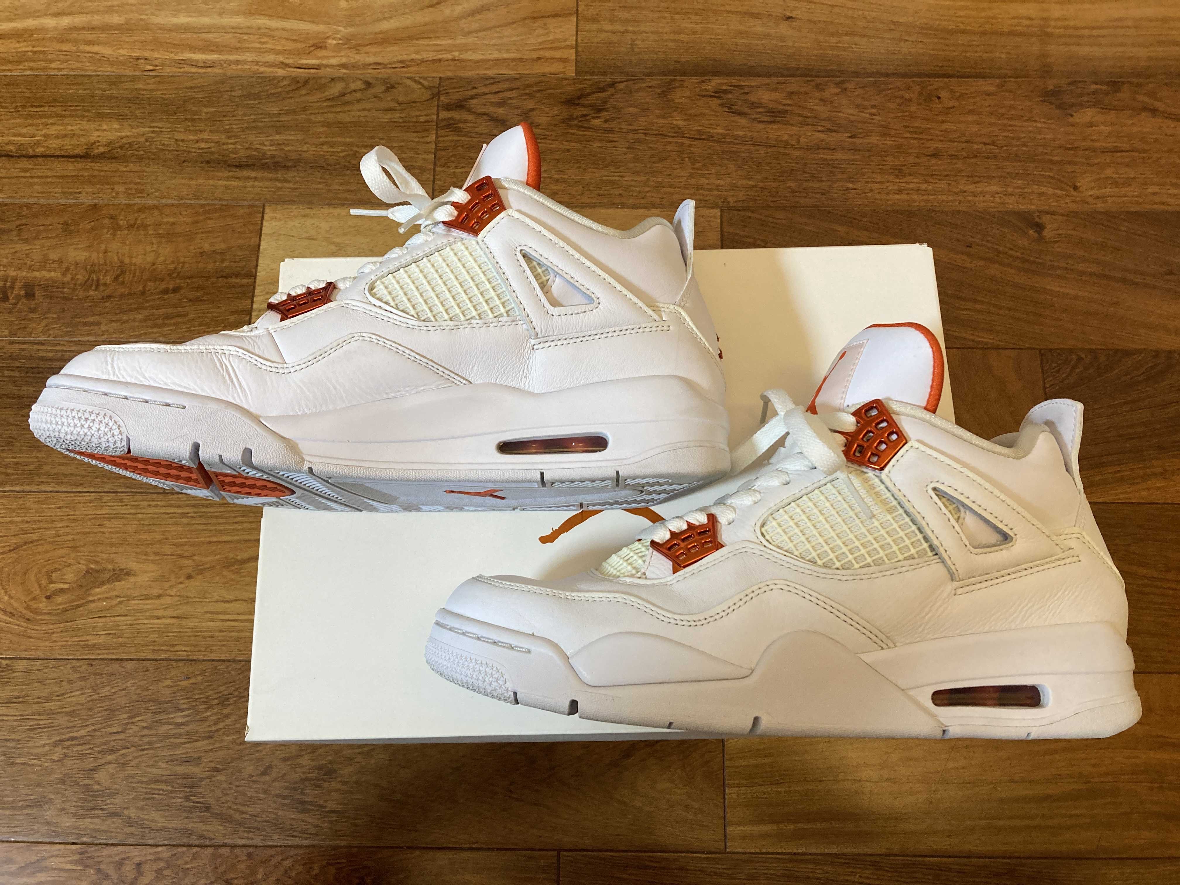 Nike Air Jordan 4 Retro "White/Team Orange"