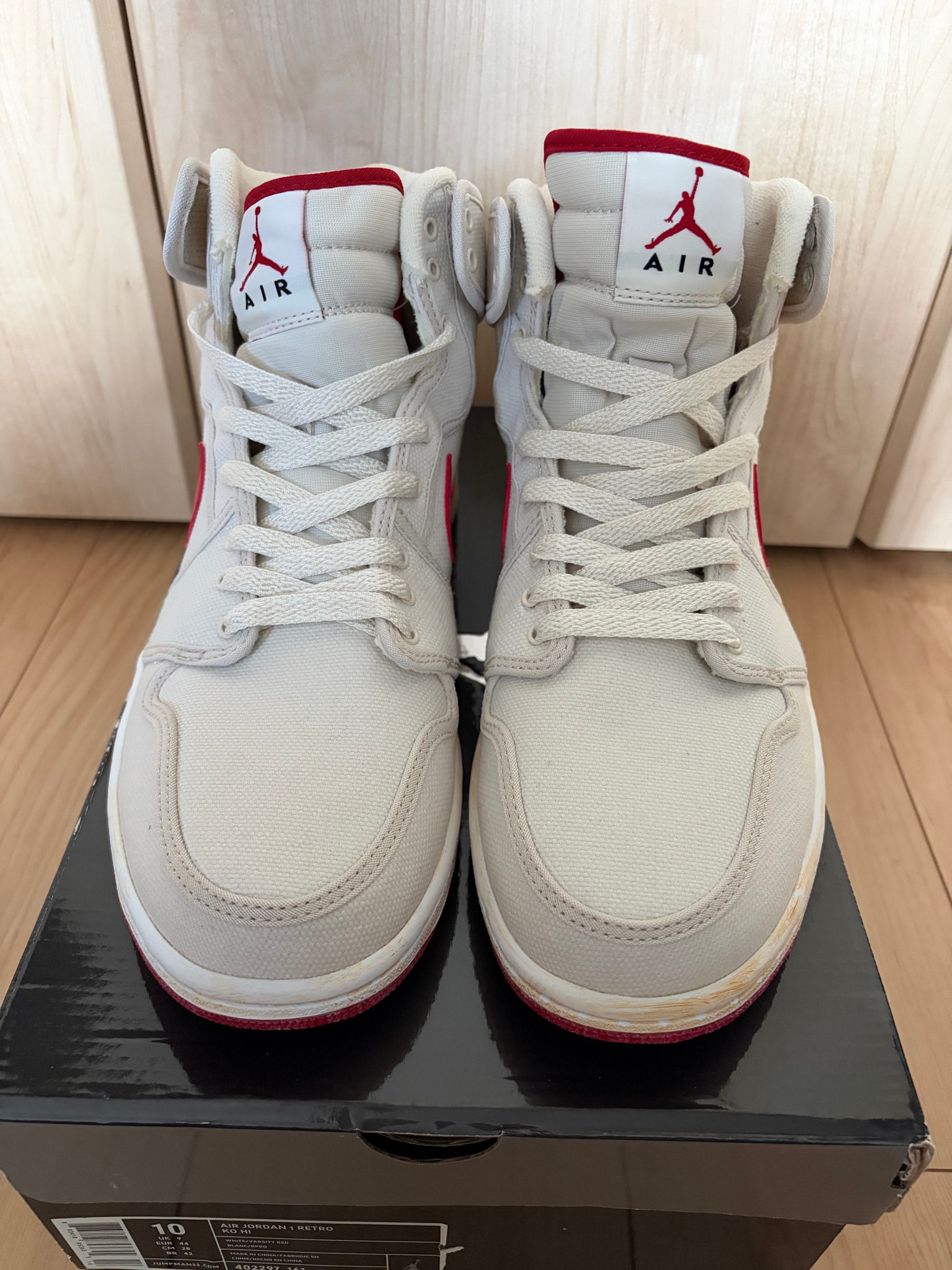 Nike Air Jordan 1 Retro KO High "White/Varsity Red"