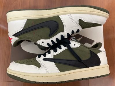 Travis Scott × Nike Air Jordan 1 Low OG SP "Reverse Olive"