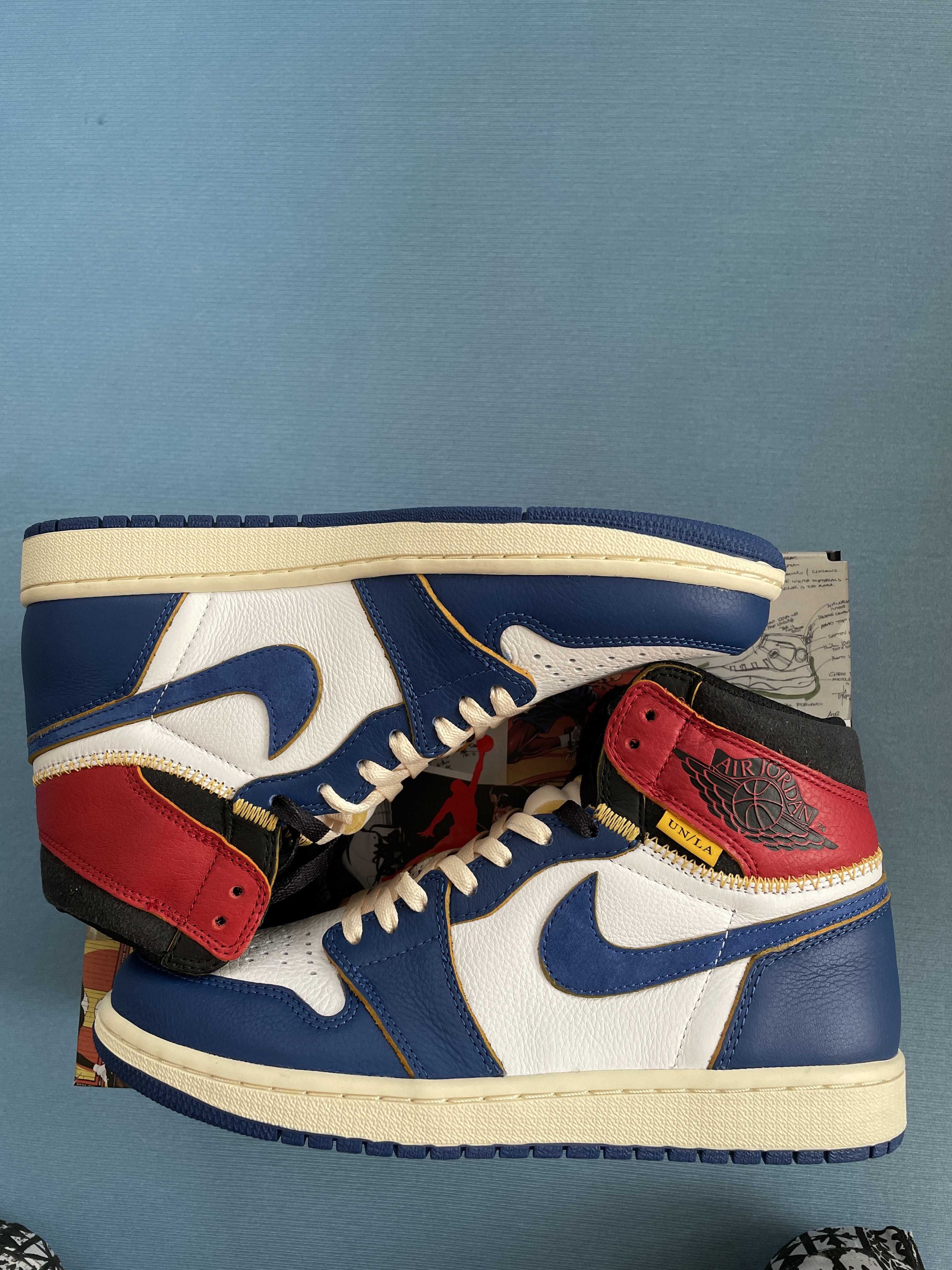 Union × Nike Air Jordan 1 Retro High OG NRG "Storm Blue/Varsity Red"