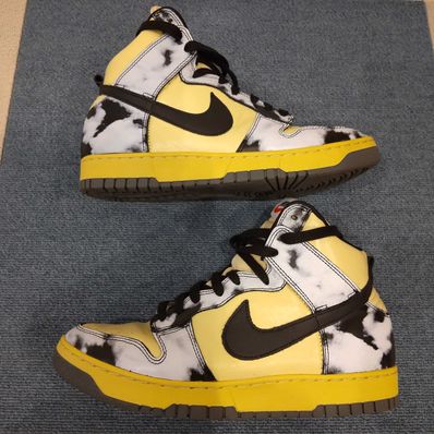 Nike Dunk High "Black Acid Wash"