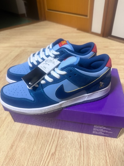Why So Sad? × Nike SB Dunk Low "Coastal Blue/Speed Yellow-University Red"