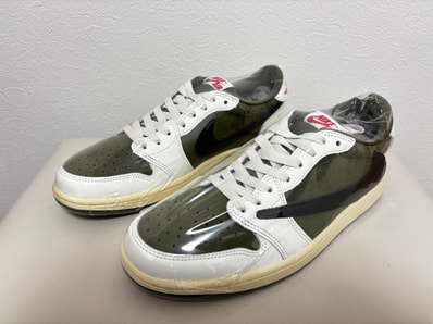 Travis Scott × Nike Air Jordan 1 Low OG SP "Reverse Olive"