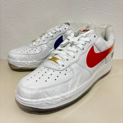KITH × Nike Air Force 1 Low "White/Rush Blue/White/Brilliant Orange"